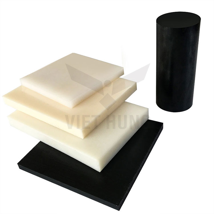 Thanh tấm POM, màu đen, tự nhiên