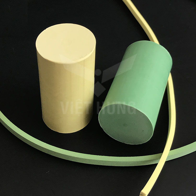 PTFE-Sheet-Rod-Green-Yellow-Color