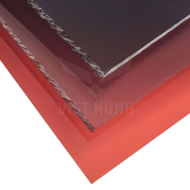Tấm PMMA ESD (acrylic chống tĩnh điện), màu hổ phách
