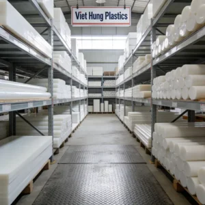 Giải pháp nhựa POM tấm và cây tại Nhựa Việt Hưng cho ngành sản xuất linh kiện điện tử Việt Nam