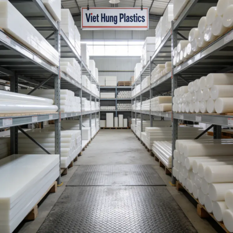 Giải pháp nhựa POM tấm và cây tại Nhựa Việt Hưng cho ngành sản xuất linh kiện điện tử Việt Nam