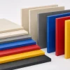 Tấm nhựa ABS đùn màu tự nhiên và phối màu kỹ thuật với bề mặt tạo nhám mịn chuẩn xác.