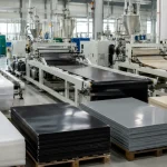Dây chuyền máy đùn tấm nhựa đùn công nghiệp sản xuất tấm PP, HDPE, ABS theo yêu cầu B2B tại Việt Nam.